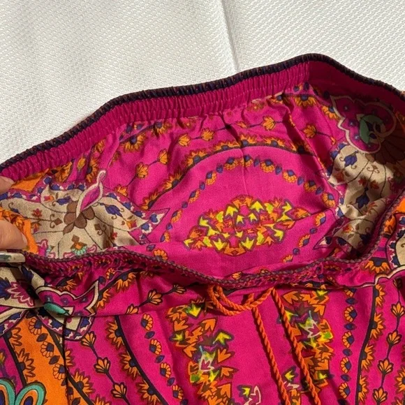 Vibrant Multicolor Bohemian Skirt - Picture 2 of 6